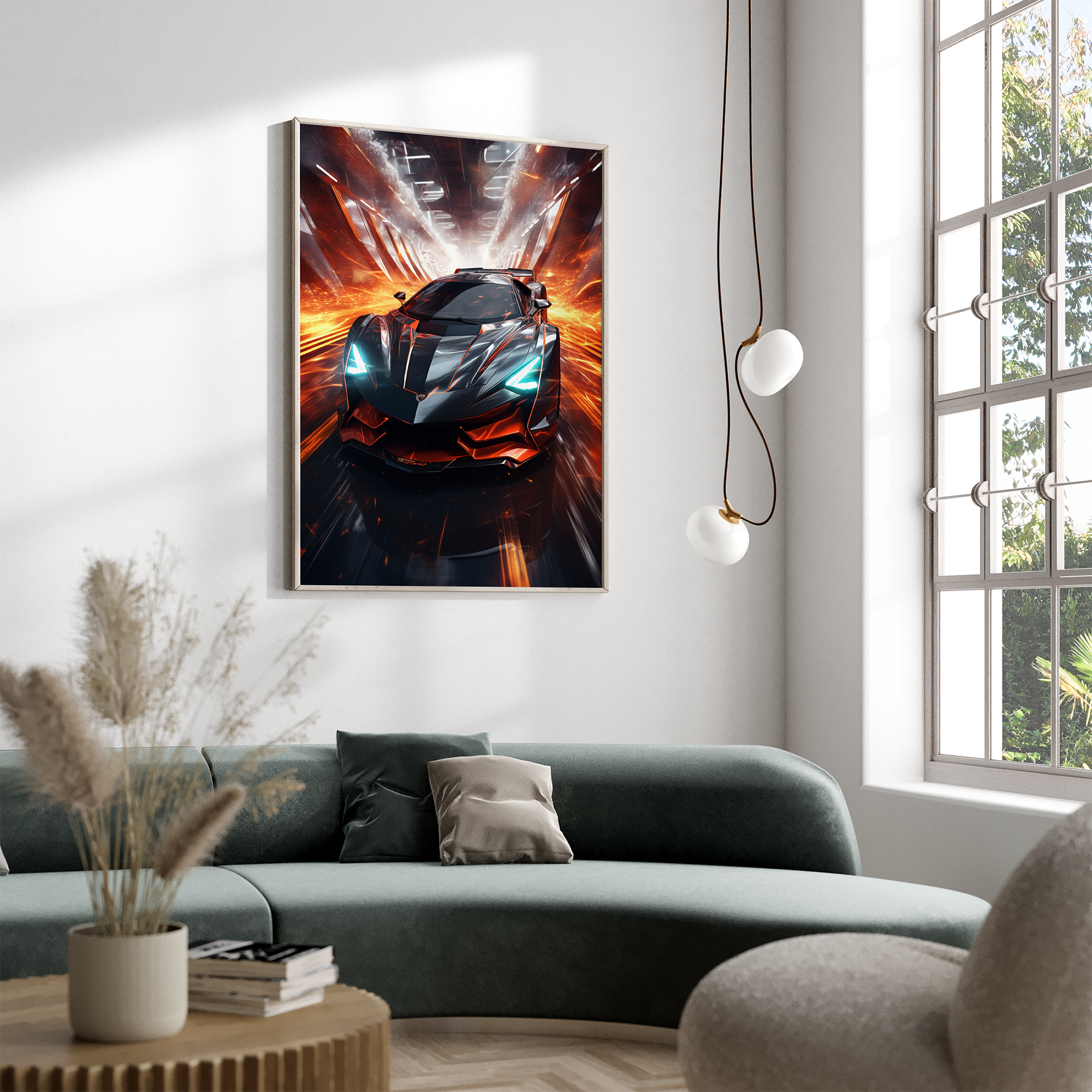 Futuristisk Lamborghini - plakat 11 - Just Karikatur