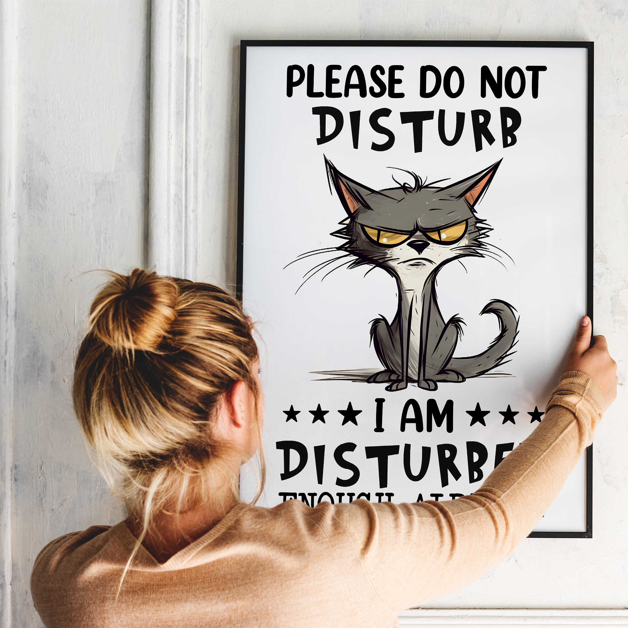 Sjov citat - plakat 9 - Just Karikatur