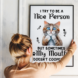 Sjov citat - plakat 2 - Just Karikatur