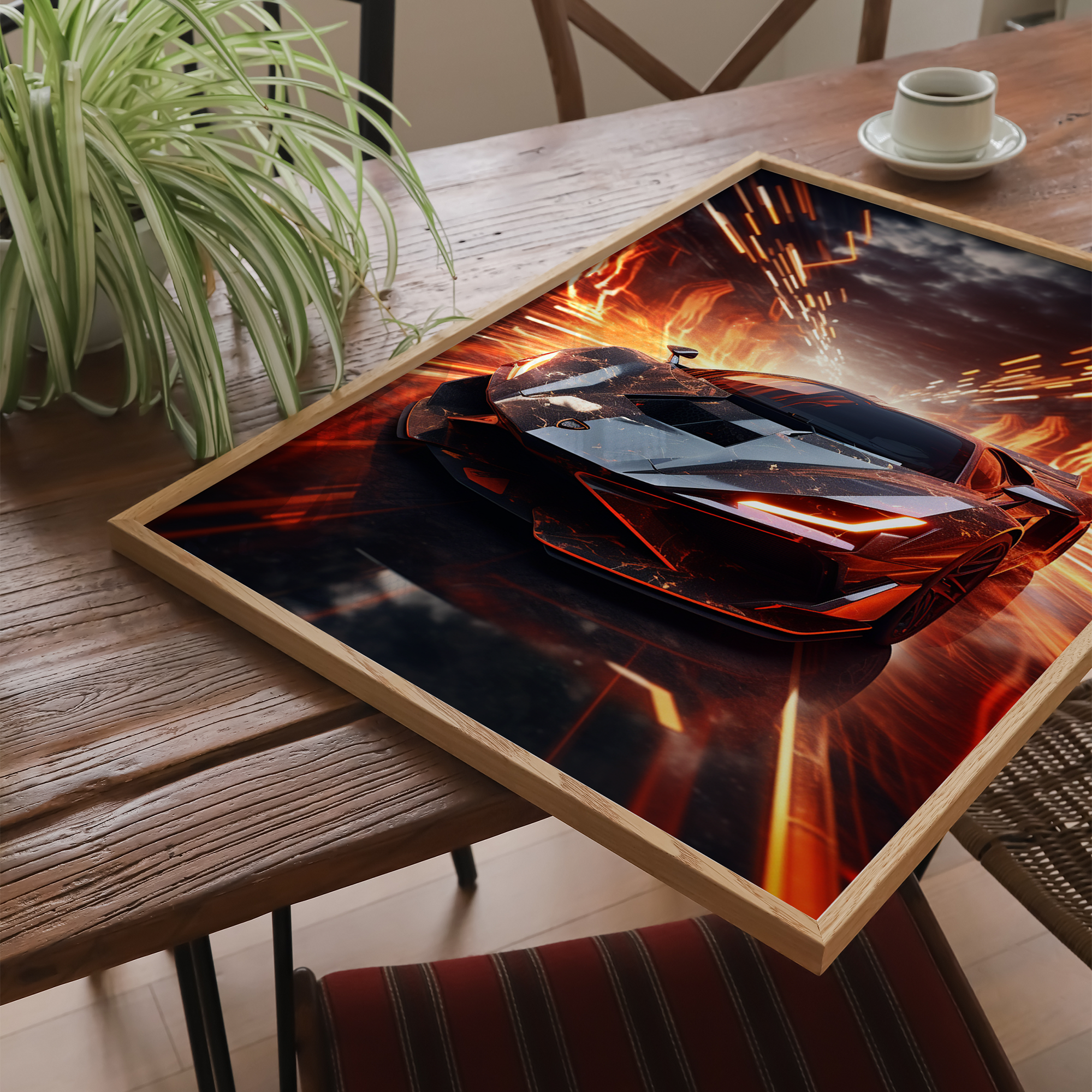 Futuristisk Lamborghini - plakat 14 - Just Karikatur