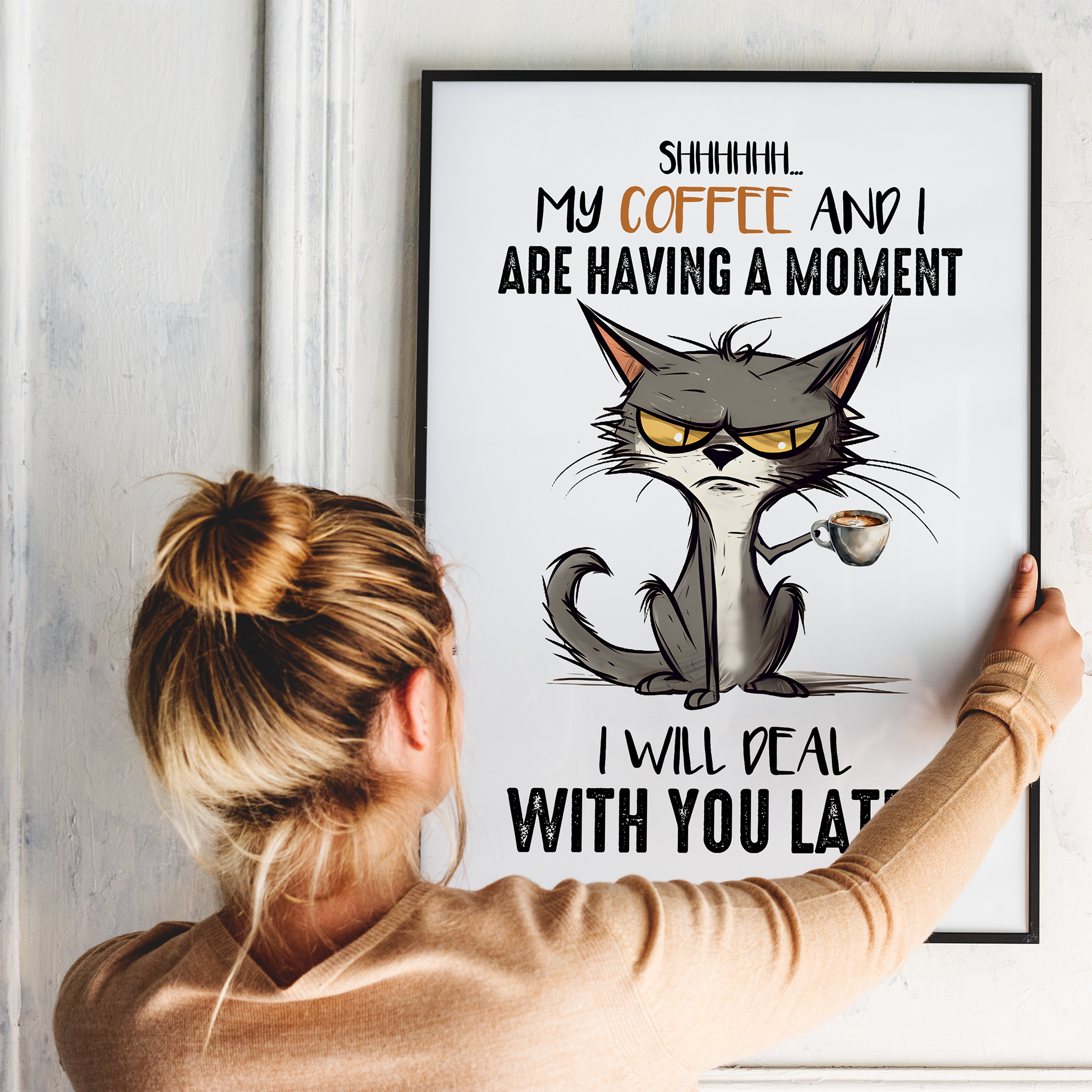 Sjov citat - plakat 19 - Just Karikatur