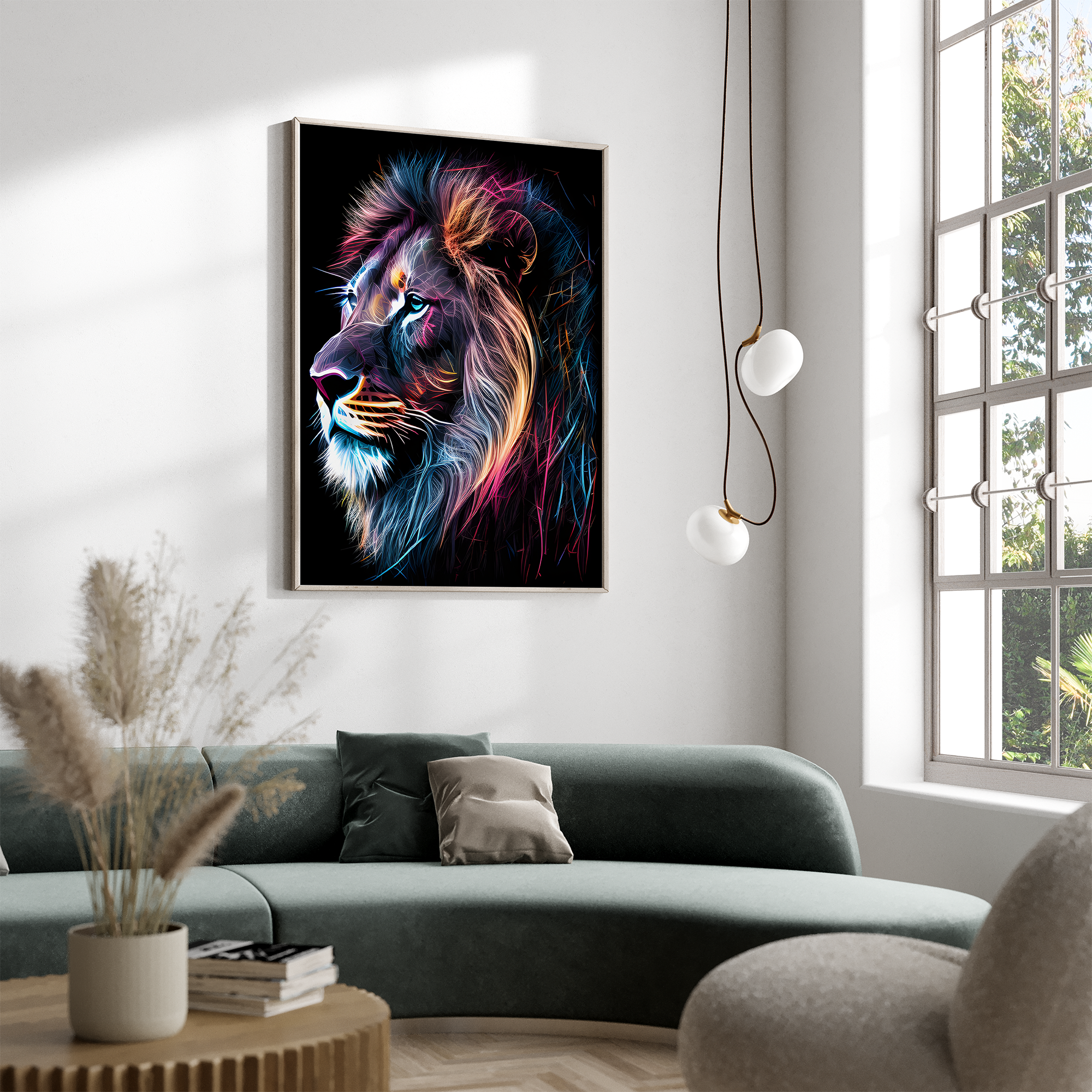 Løve - plakat 4 - Just Karikatur