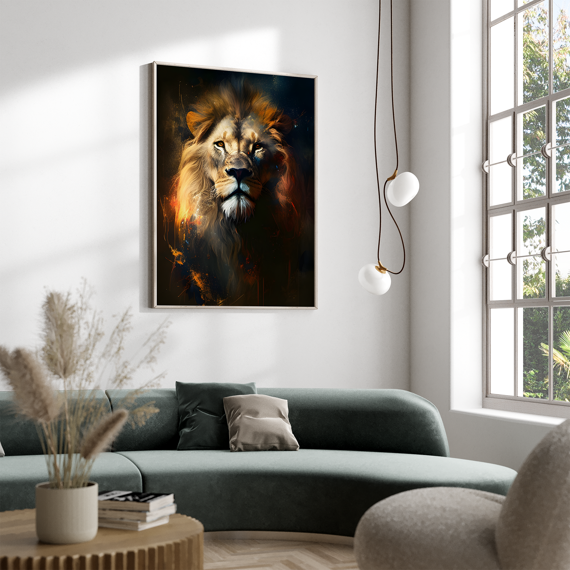 Løve - plakat 2 - Just Karikatur