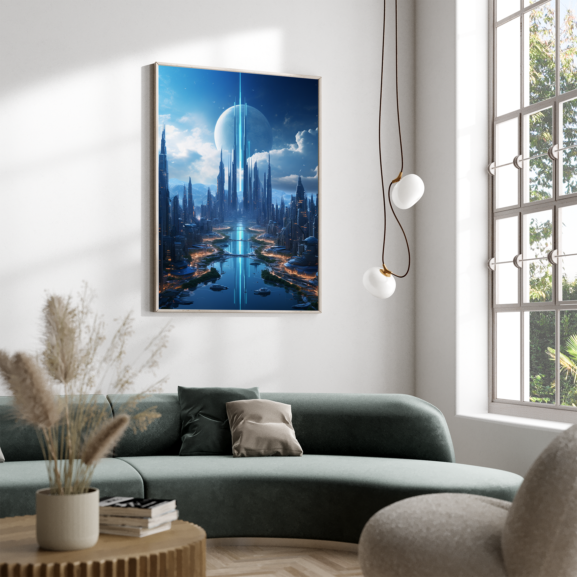 Futuristic By - plakat 3 - Just Karikatur