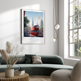 London i England - plakat 3 - Just Karikatur