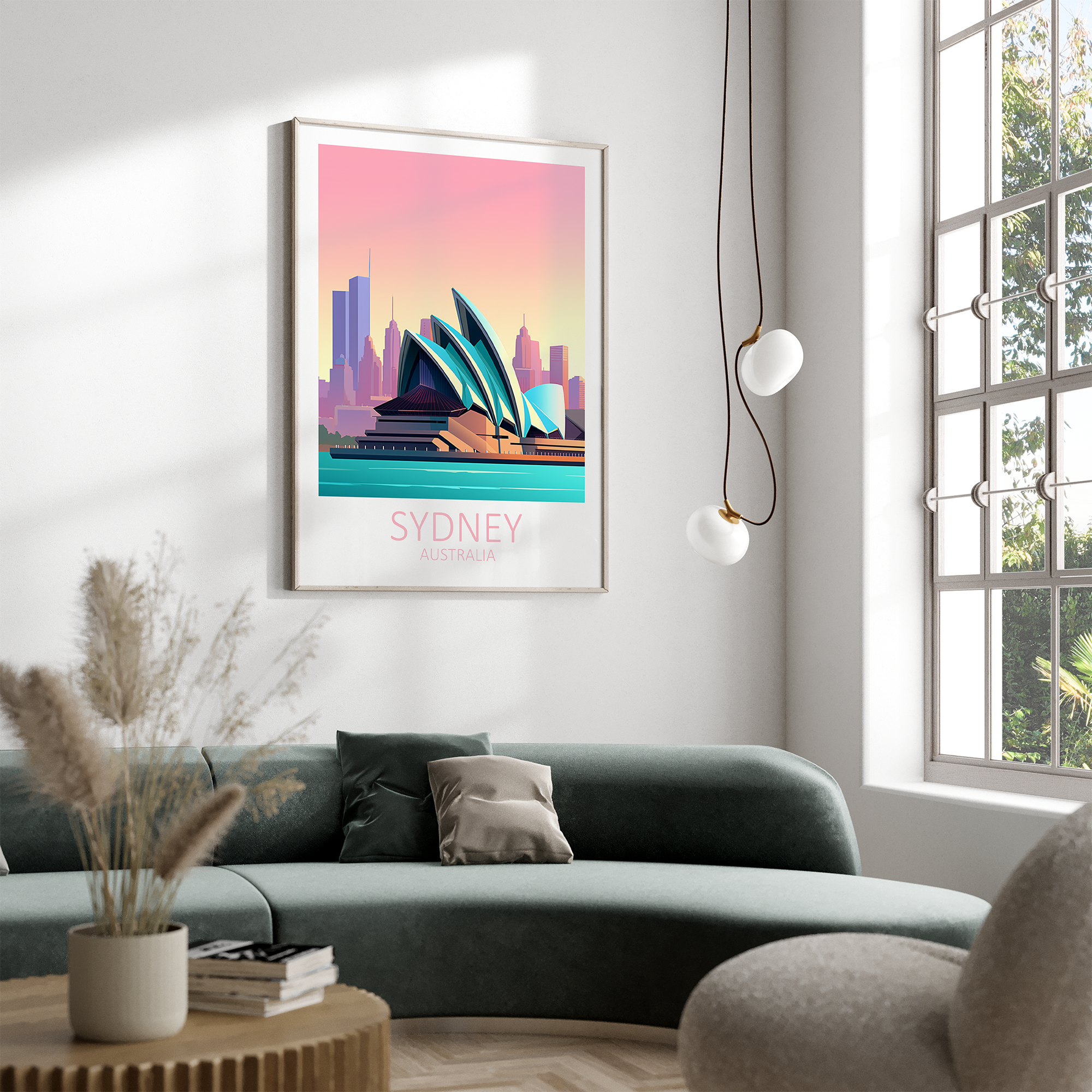 Sydney Opera House - plakat - Just Karikatur