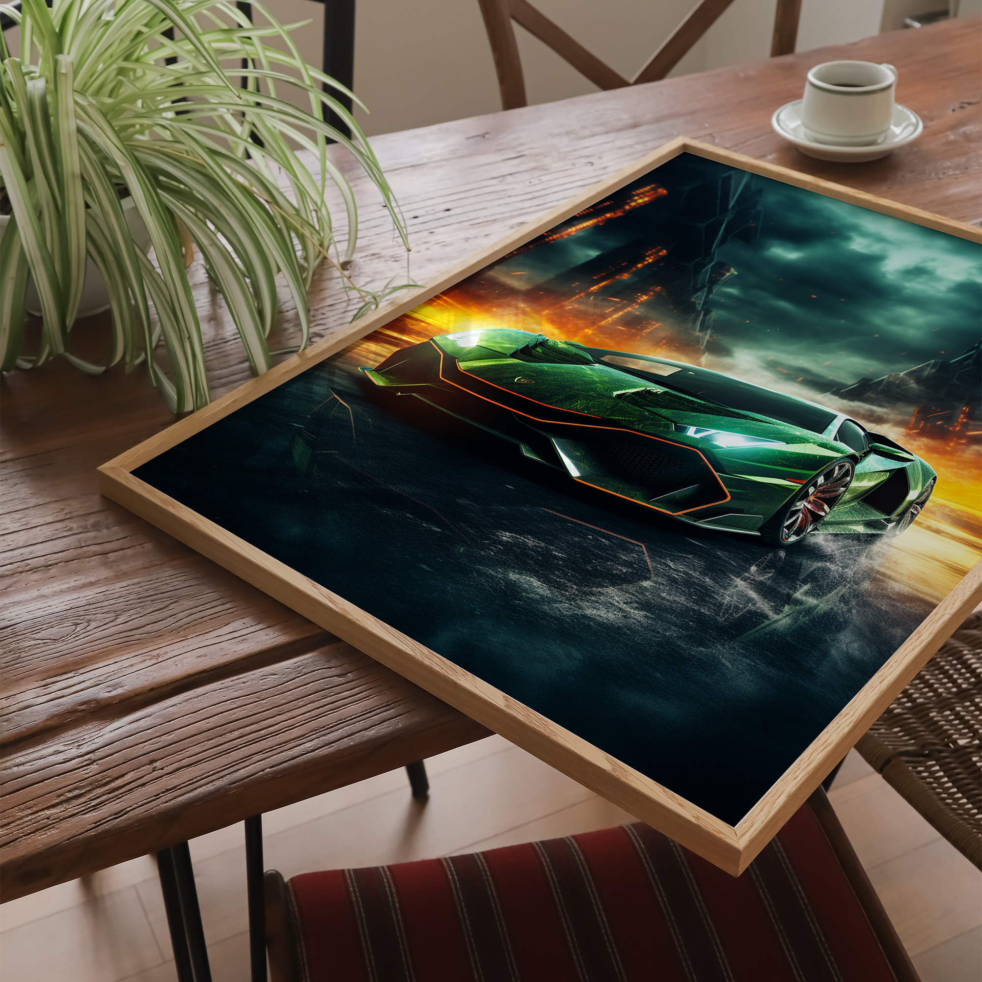 Futuristisk Lamborghini - plakat 13 - Just Karikatur