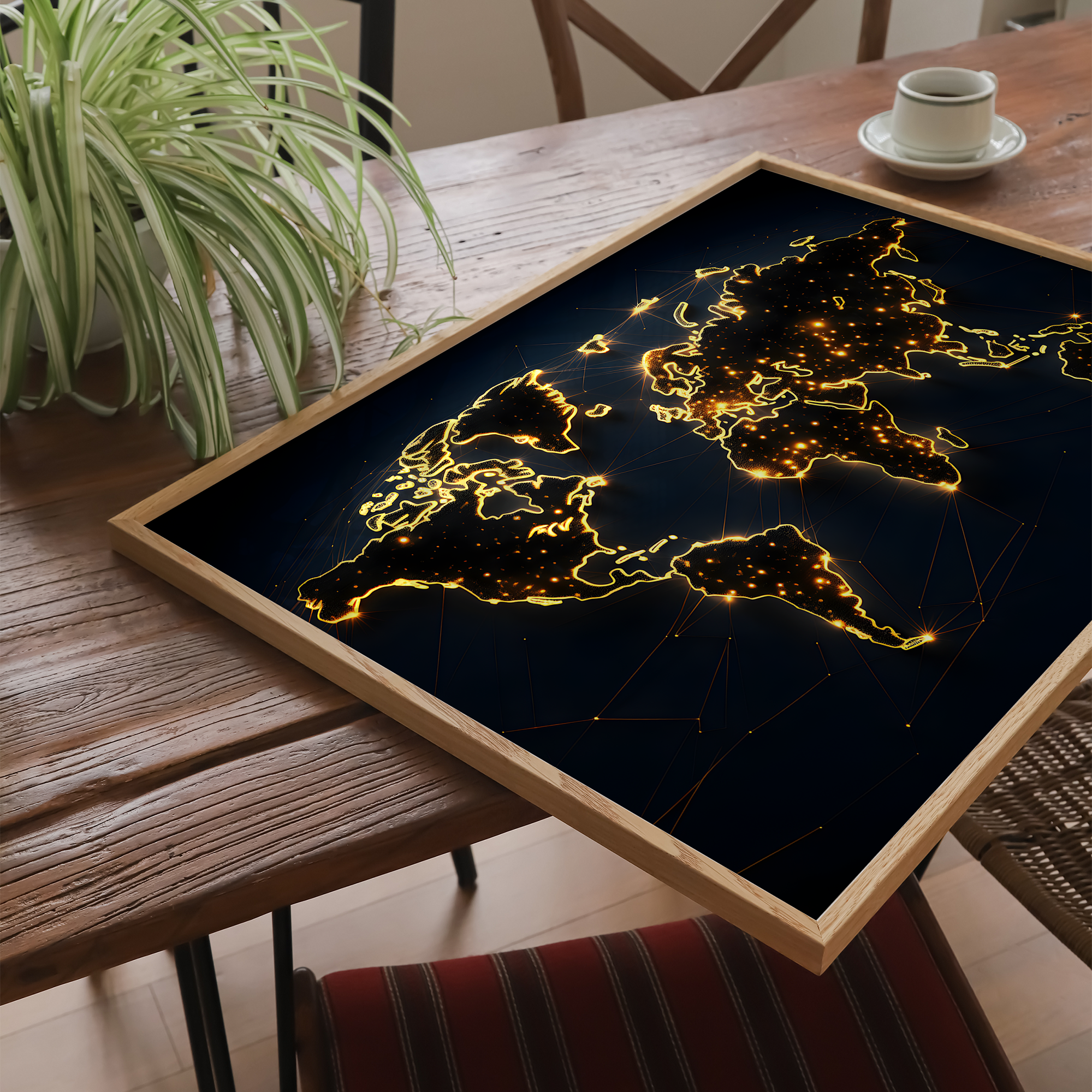 Verdenskort - plakat 1 - Just Karikatur