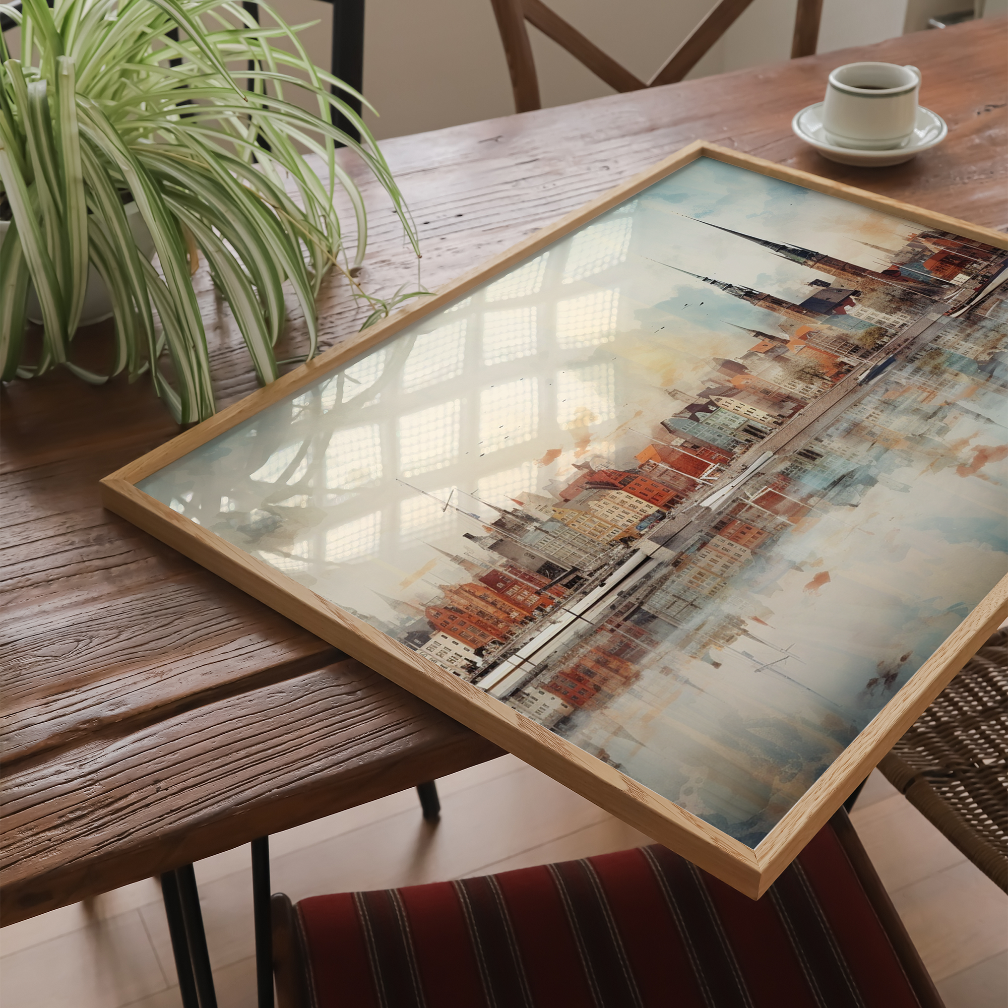 Maleri af København - plakat 1 - Just Karikatur