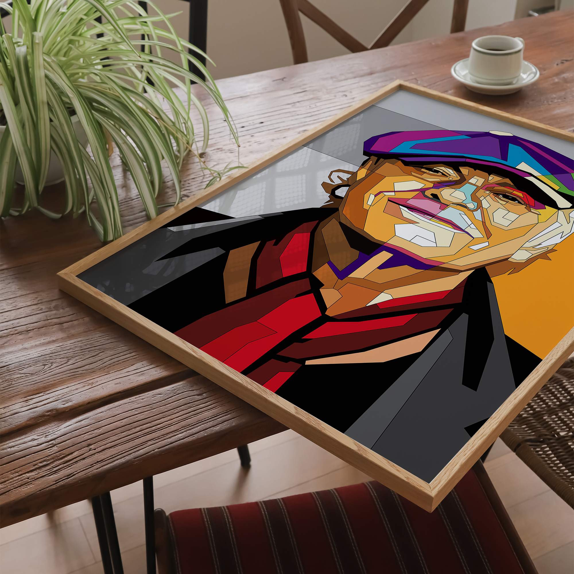 Pop Art Plakat - Kim Larsen - Just Karikatur