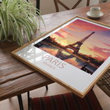 Eiffel Tower i Paris - plakat 1 - Just Karikatur