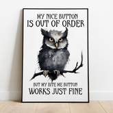 Sjov citat - plakat 8 - Just Karikatur