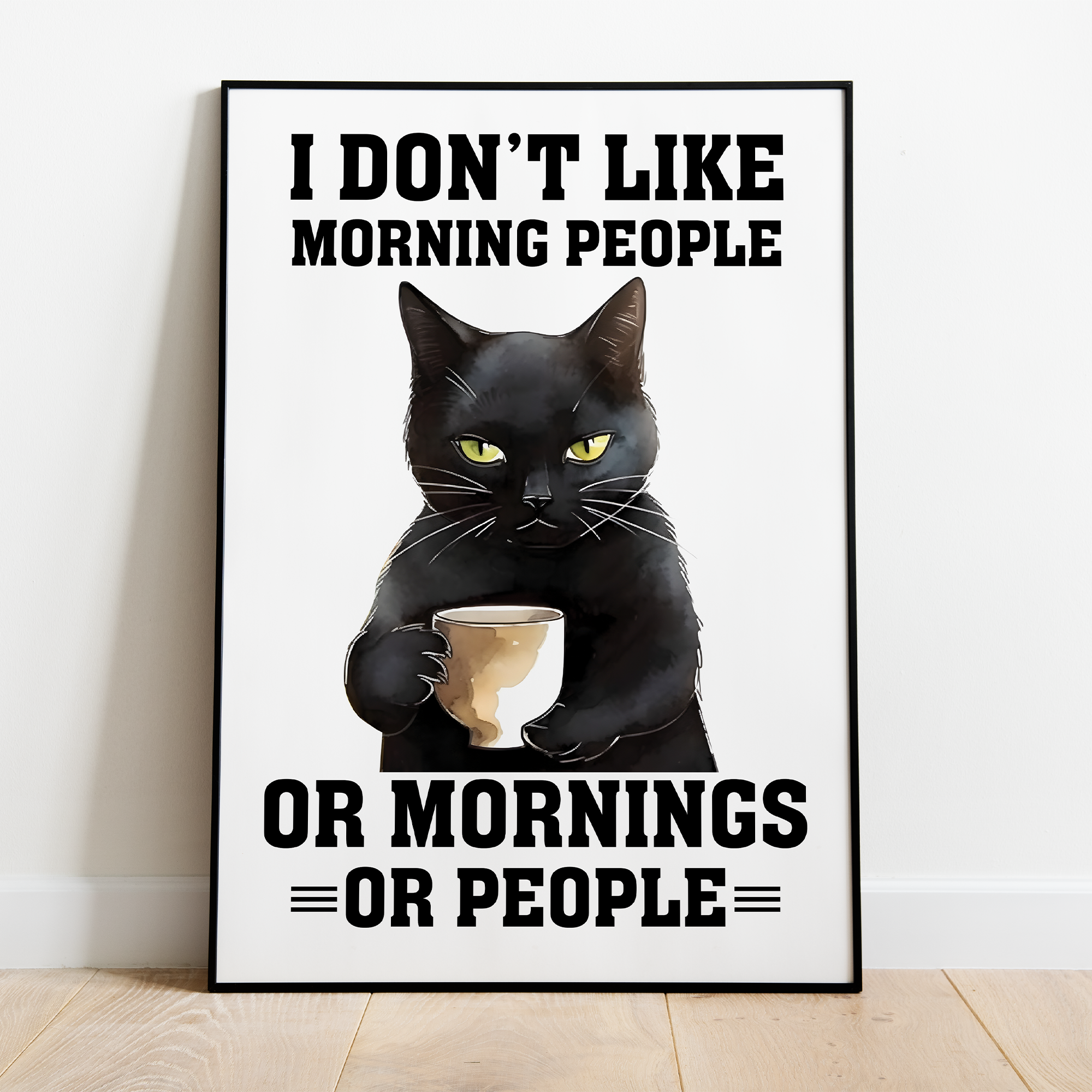 Sjov citat - plakat 17 - Just Karikatur