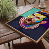 Pop Art Plakat - Messi - Just Karikatur