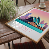 Sydney Opera House - plakat - Just Karikatur