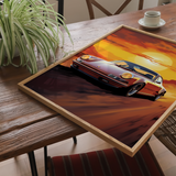 Porsche 911 - plakat 4 - Just Karikatur