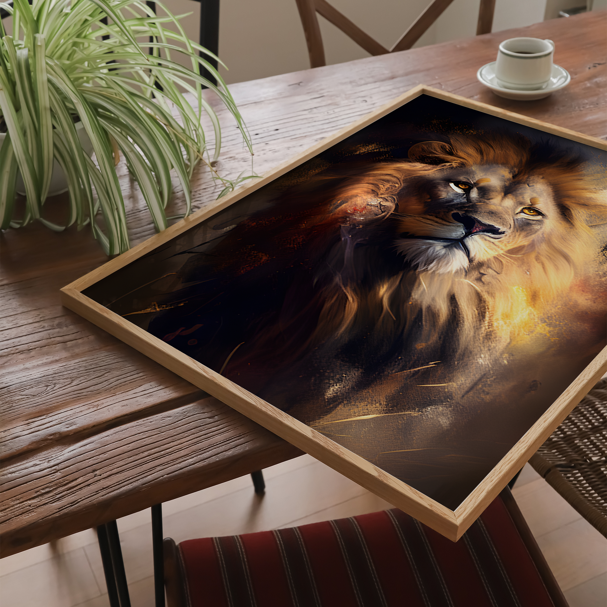 Løve - plakat 1 - Just Karikatur