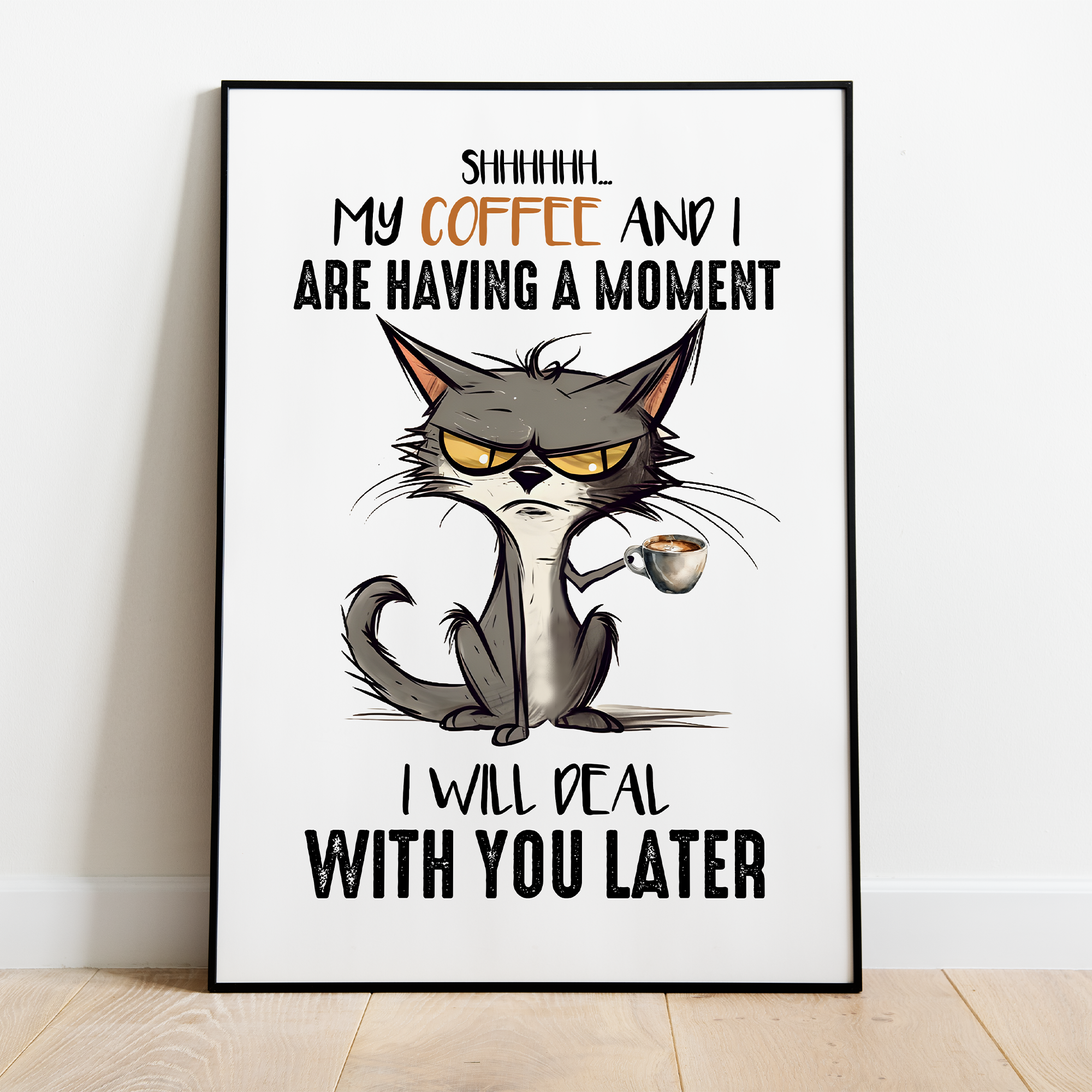 Sjov citat - plakat 19 - Just Karikatur