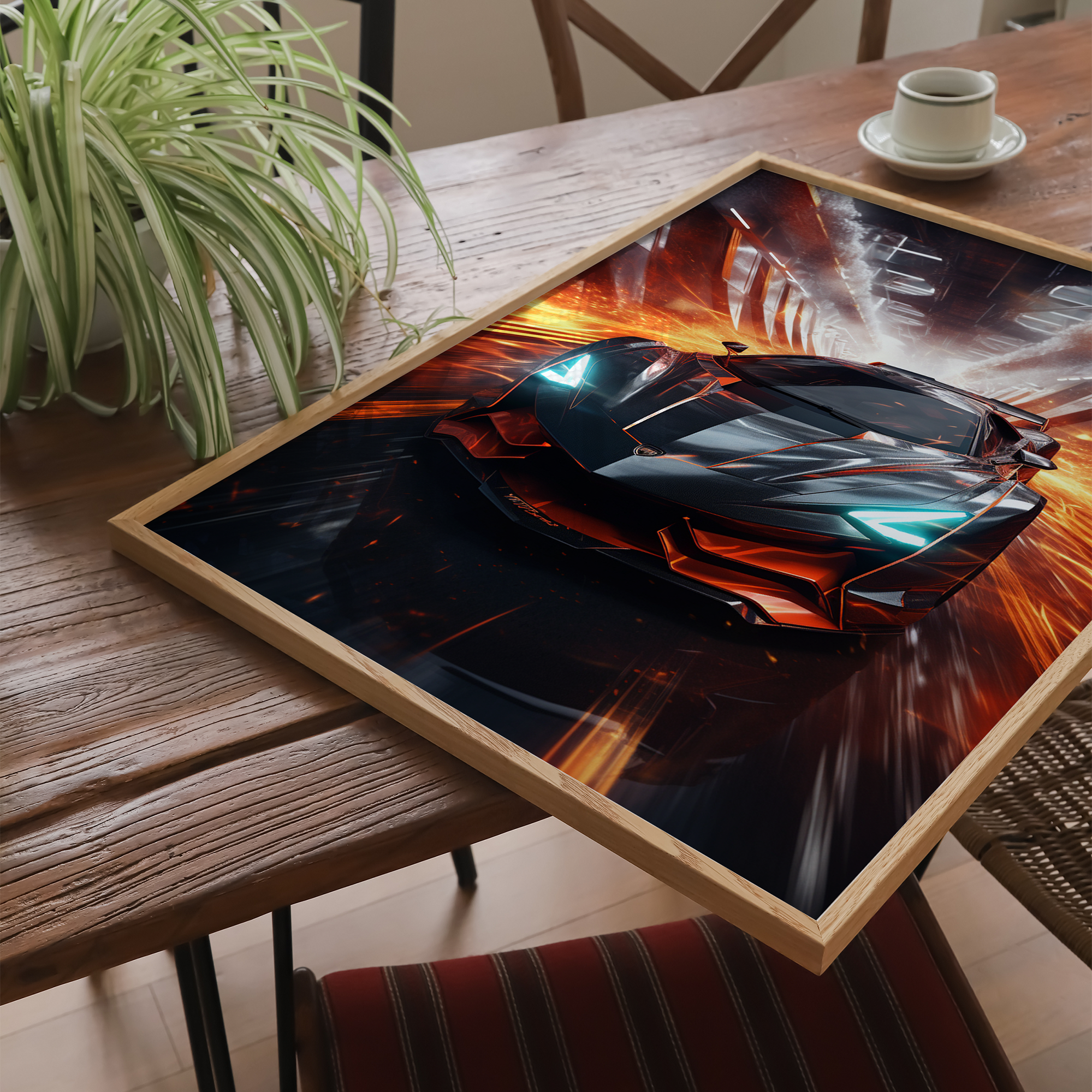 Futuristisk Lamborghini - plakat 11 - Just Karikatur