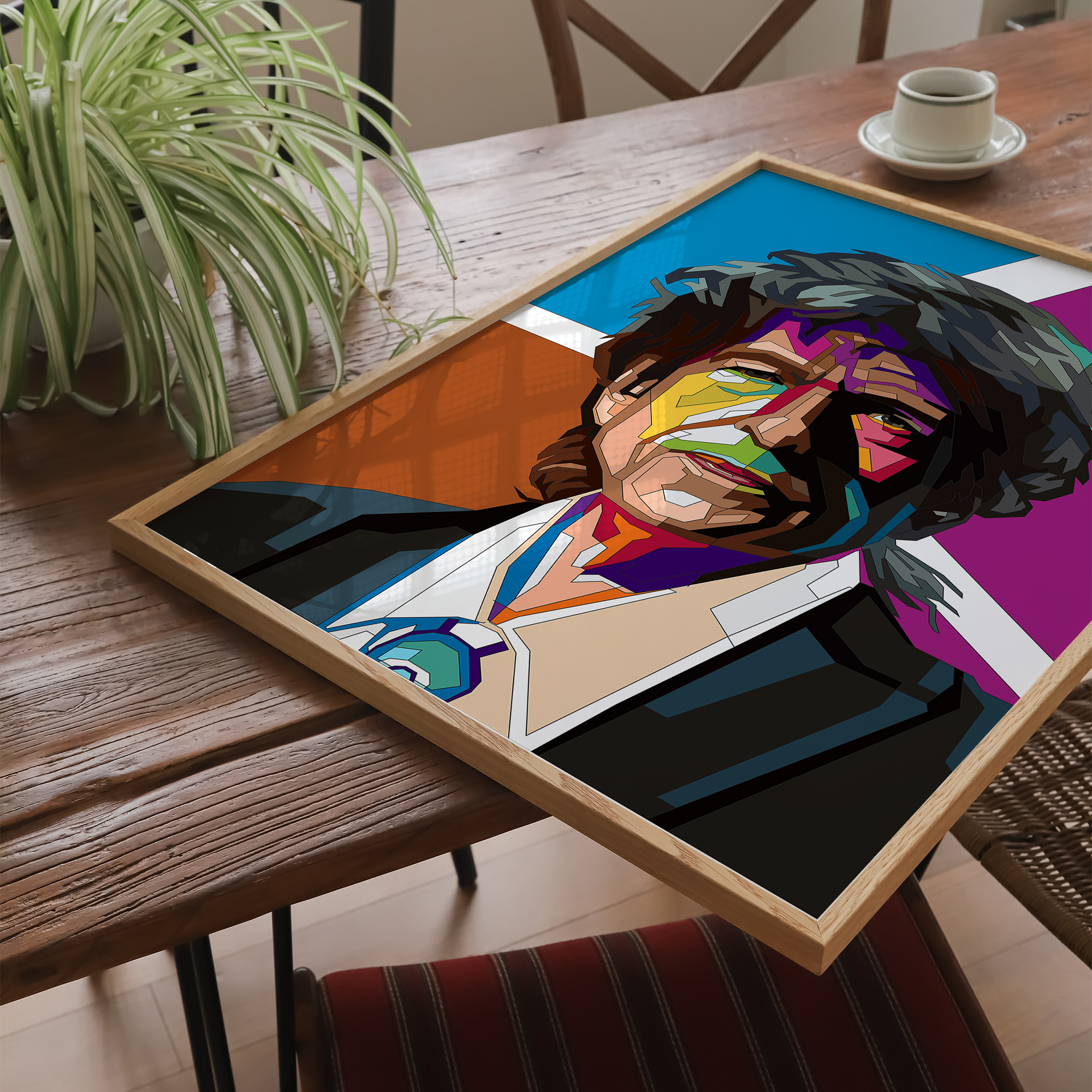 Pop Art Plakat - Bob Dylan - Just Karikatur