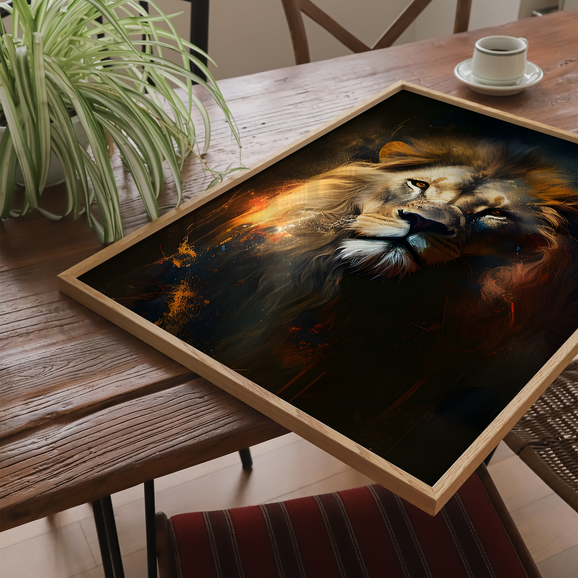 Løve - plakat 2 - Just Karikatur