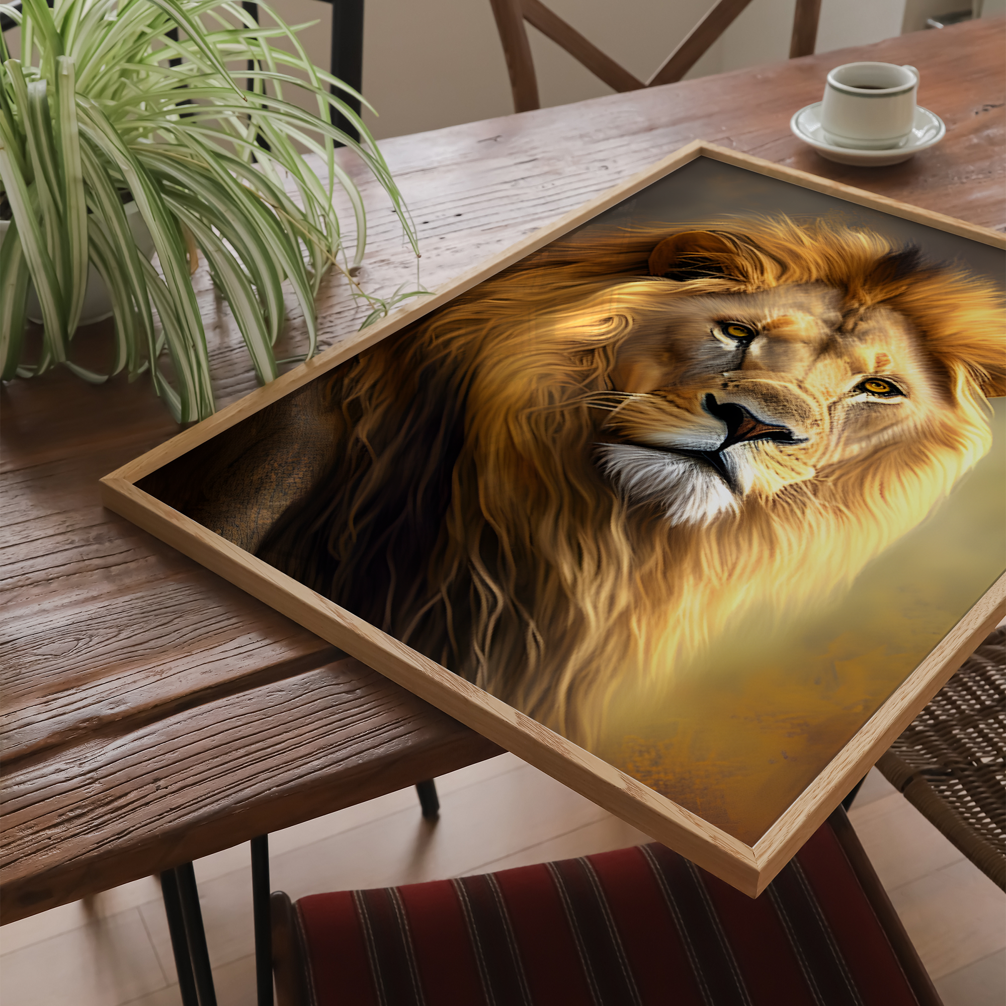 Løve - plakat 3 - Just Karikatur