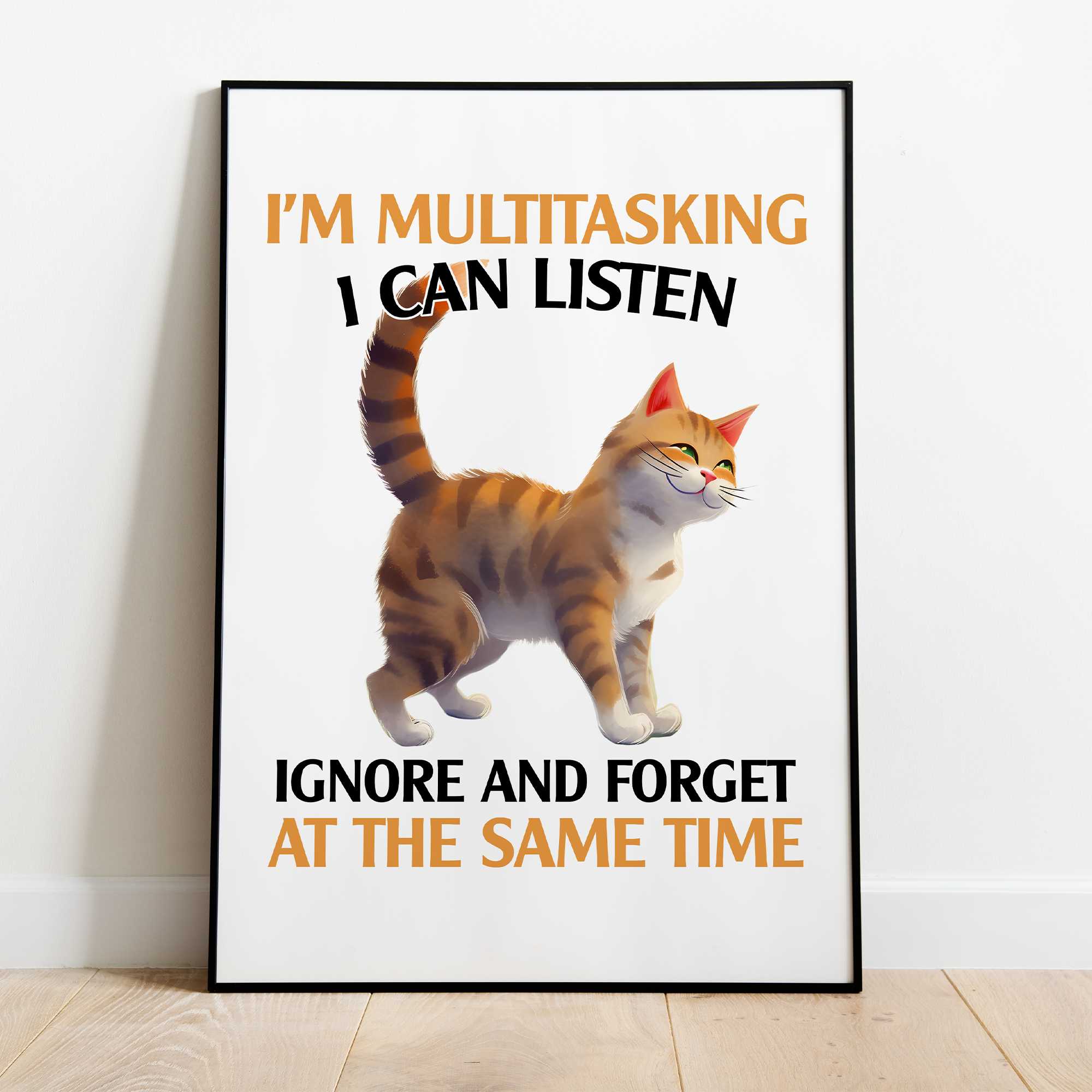 Sjov citat - plakat 5 - Just Karikatur