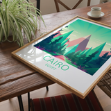 Cairo i Egypten - plakat - Just Karikatur