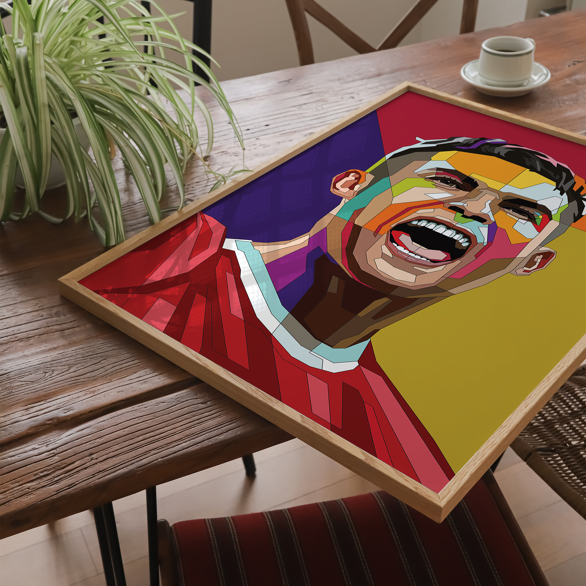 Pop Art Plakat - Christiano Ronaldo - Just Karikatur