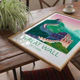 Great Wall Of China - plakat - Just Karikatur