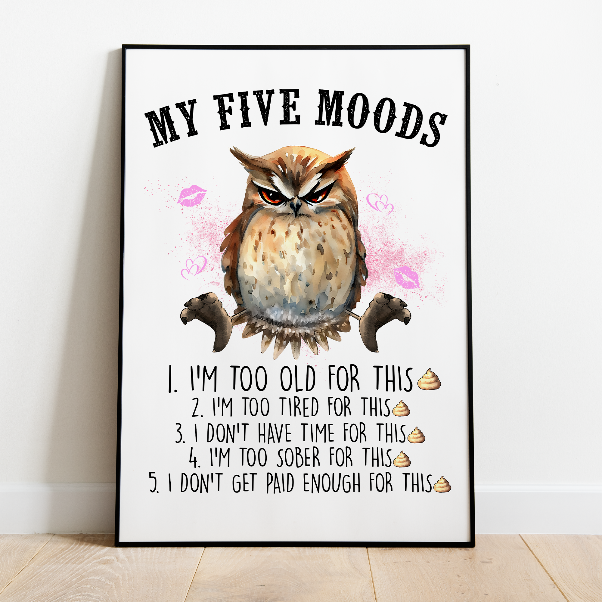 Sjov citat - plakat 12 - Just Karikatur