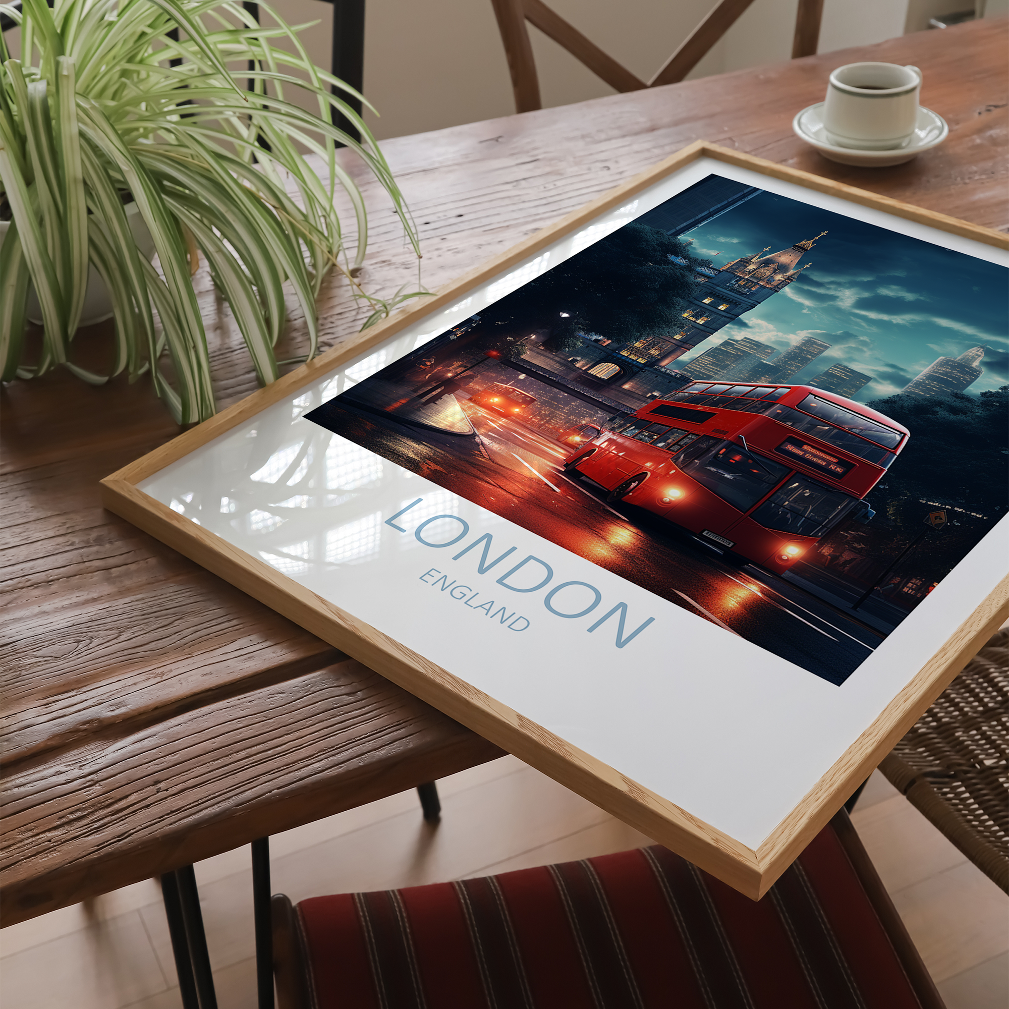 London i England - plakat 2 - Just Karikatur