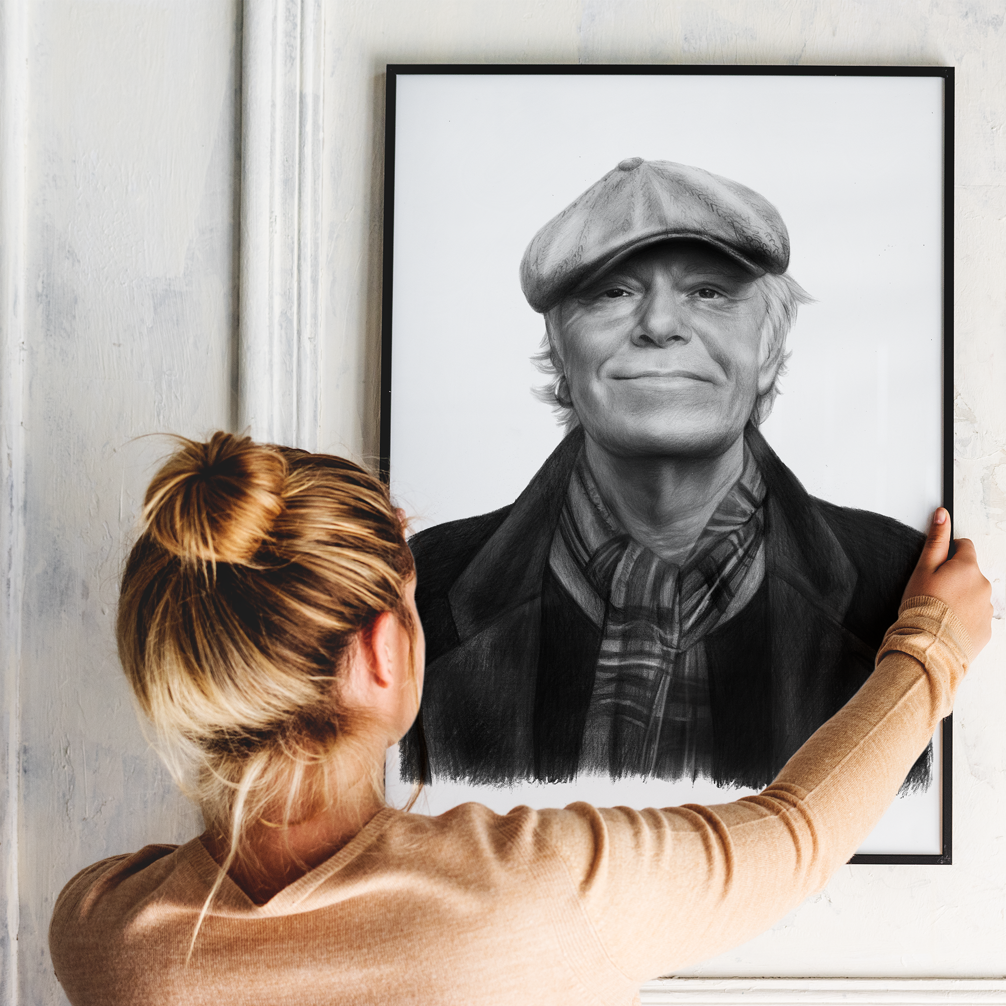 Kim Larsen - Portræt Plakat - Just Karikatur