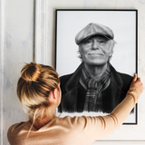 Kim Larsen - Portræt Plakat - Just Karikatur