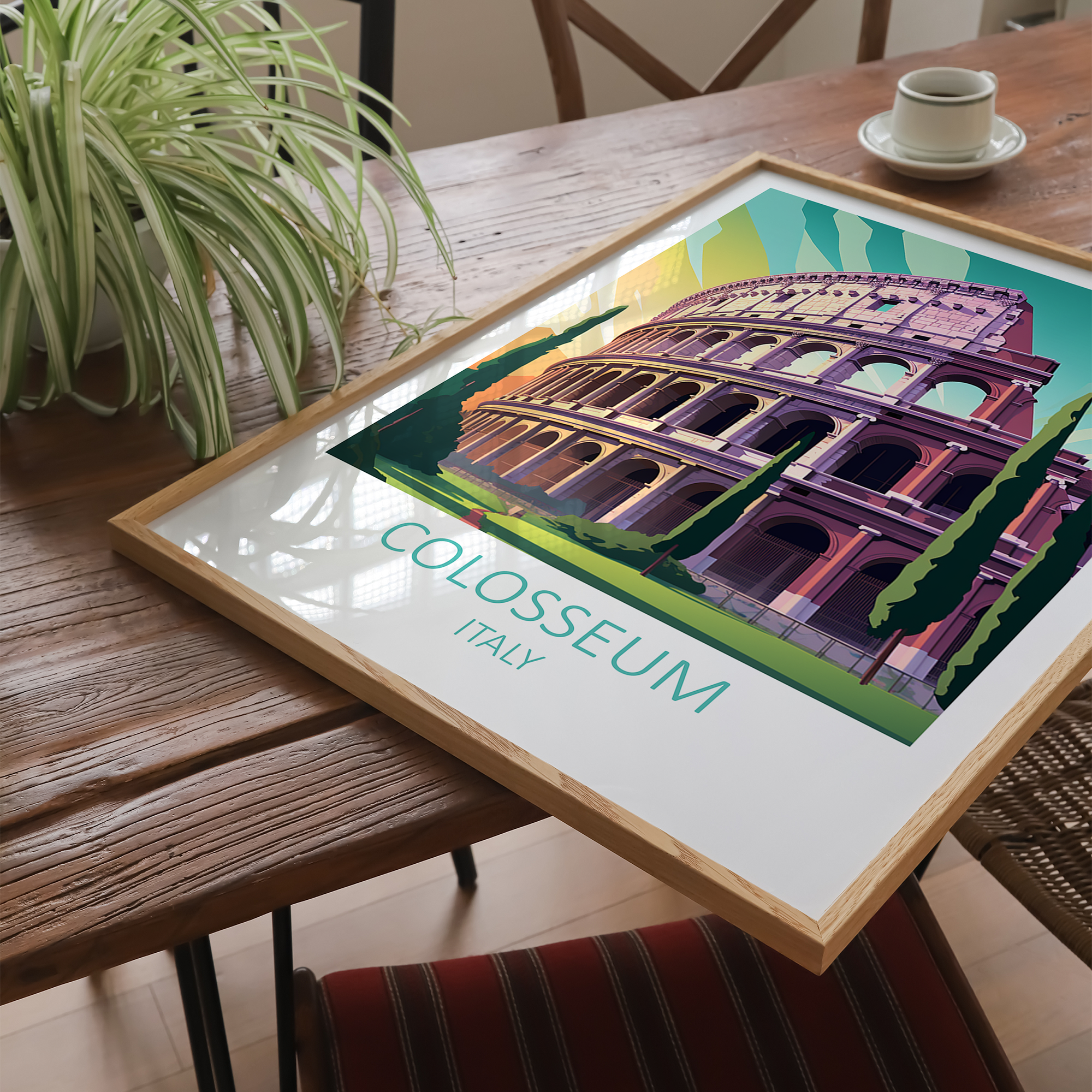 Colosseum plakat - Just Karikatur