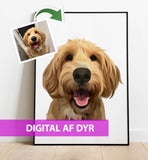 Digital tegning af dyr - efter dine fotos