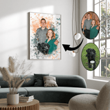 Akvarel - maleri efter dine fotos - Just Karikatur