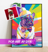 Pop art af dyr - tegning efter dine fotos
