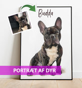 Portræt af dyr - Tegning efter dine fotos