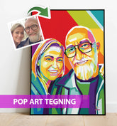 Pop Art - tegning efter dine fotos