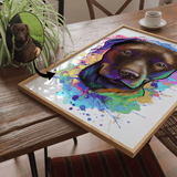 Vandmaleri af dyr - maleri efter dine fotos - Just Karikatur