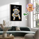 Golden style dyr - efter dine fotos - Just Karikatur