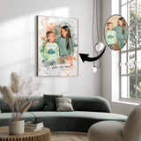 Akvarel - maleri efter dine fotos - Just Karikatur