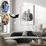 Portrættegning efter dine fotos - Just Karikatur