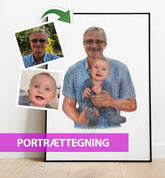 Portrættegning efter dine fotos