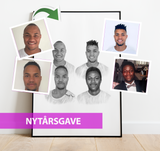 Nytårsgave - Portrættegning efter dine fotos