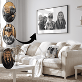 Portrættegning efter dine fotos - Just Karikatur