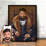 RegalGaze - Royal portræt efter dine fotos - Just Karikatur