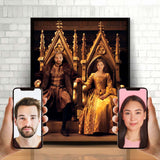 RoyalDuo - Royal portræt efter dine fotos - Just Karikatur