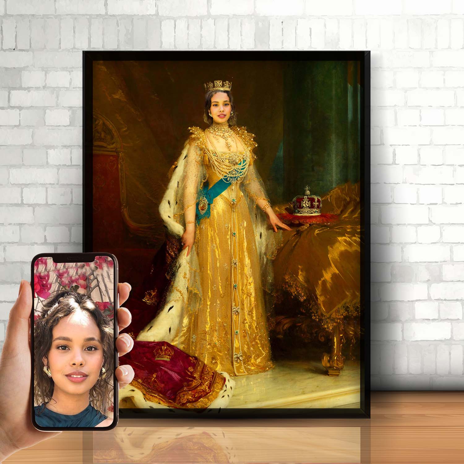 RoyalFemininity - Royal portræt efter dine fotos - Just Karikatur